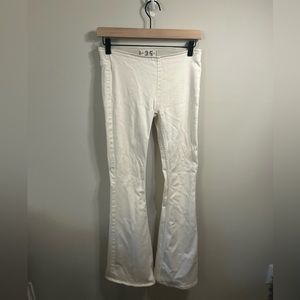 free people off white bell bottoms flared